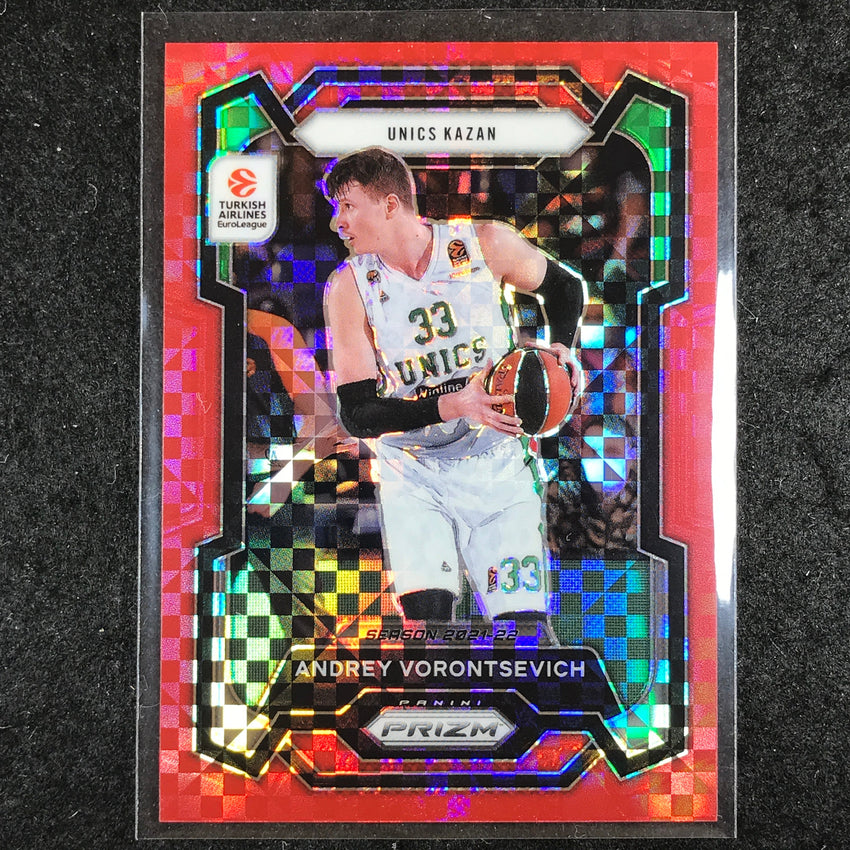 2023-24 Prizm EuroLeague ANDREY VORONTSEVICH Red Power 17/75 #172