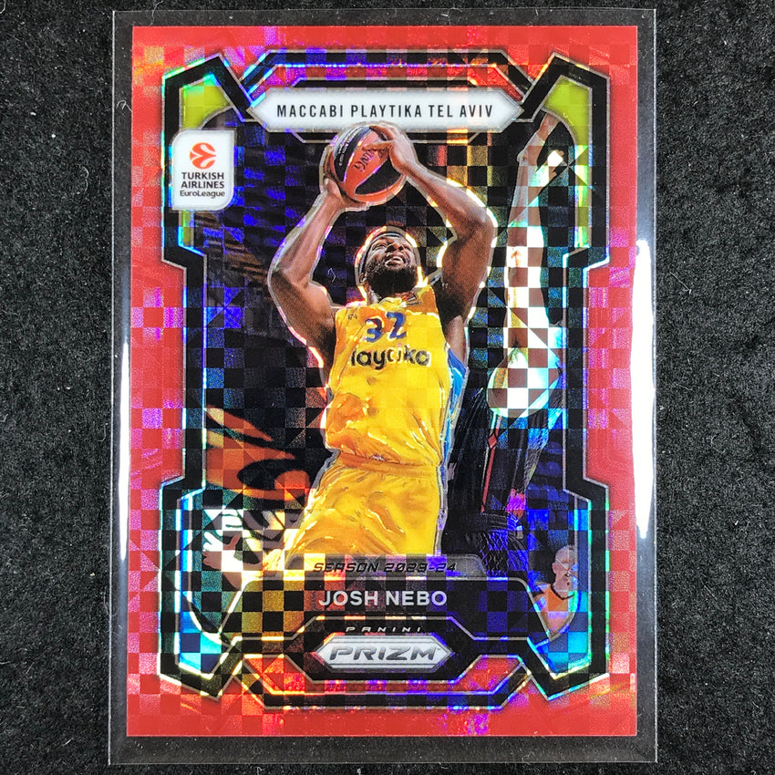 2023-24 Prizm EuroLeague JOSH NEBO Red Power 33/75 #173