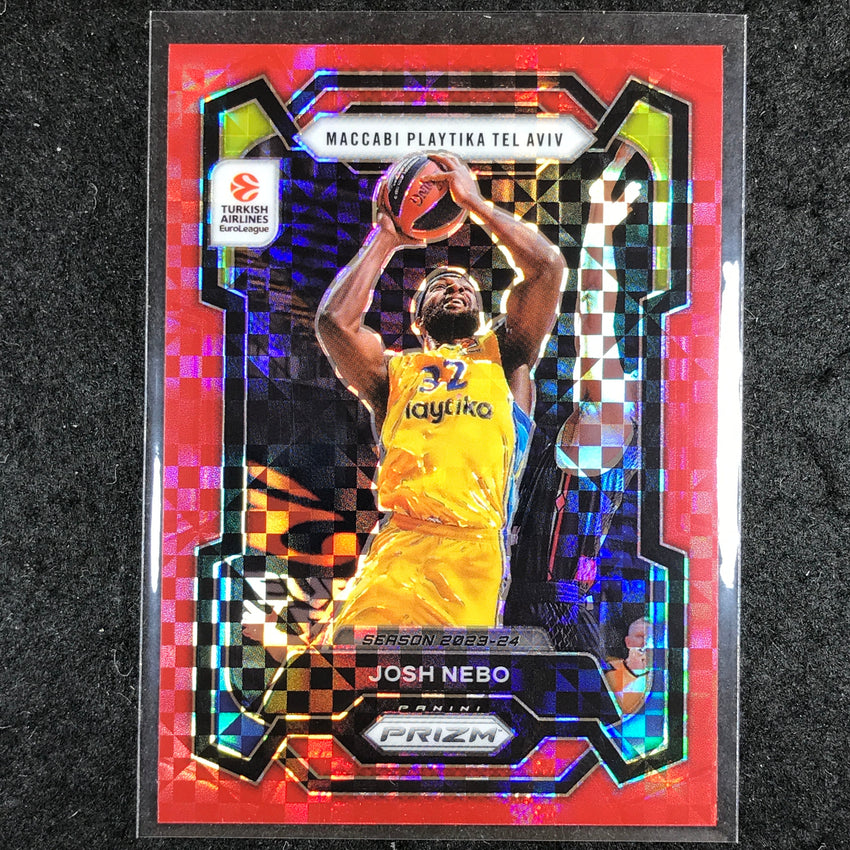 2023-24 Prizm EuroLeague JOSH NEBO Red Power 18/75 #173