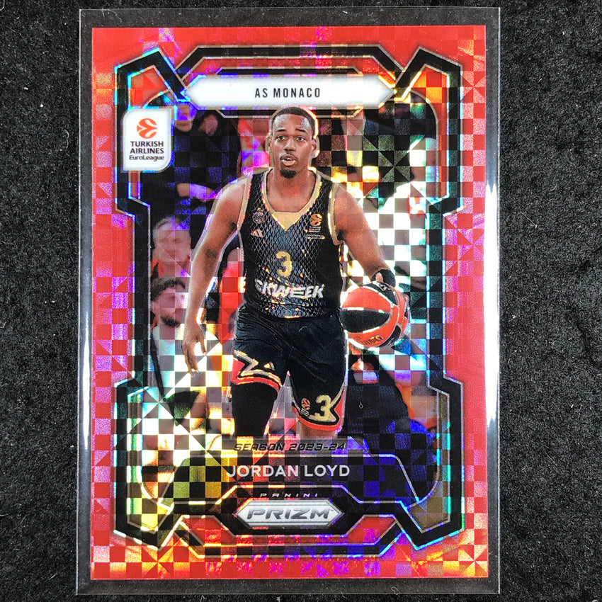 2023-24 Prizm EuroLeague JORDAN LOYD Red Power 5/75 #175