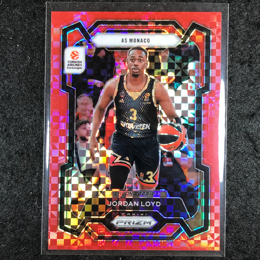 2023-24 Prizm EuroLeague JORDAN LOYD Red Power 6/75 #175