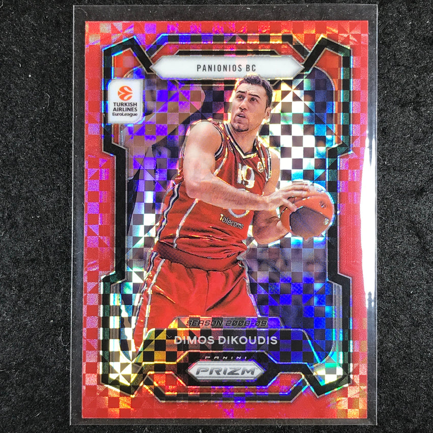 2023-24 Prizm EuroLeague DIMOS DIKOUDIS Red Power 21/75 #191