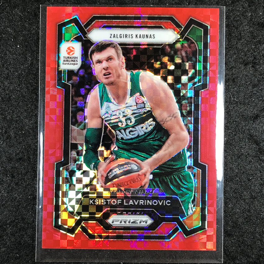 2023-24 Prizm EuroLeague KSISTOF LAVRINOVIC Red Power 32/75 #193