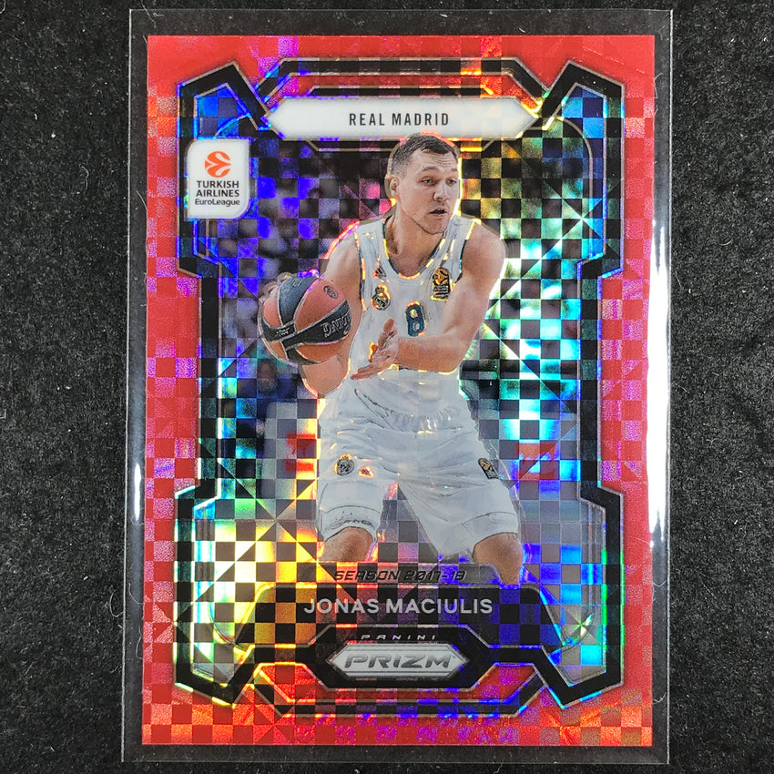 2023-24 Prizm EuroLeague JONAS MACIULIS Red Power 31/75 #194