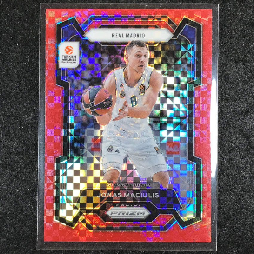 2023-24 Prizm EuroLeague JONAS MACIULIS Red Power 71/75 #194
