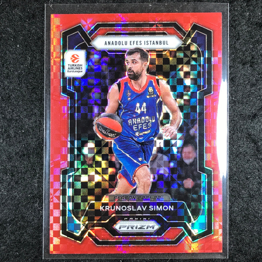 2023-24 Prizm EuroLeague KRUNOSLAV SIMON Red Power 70/75 #198