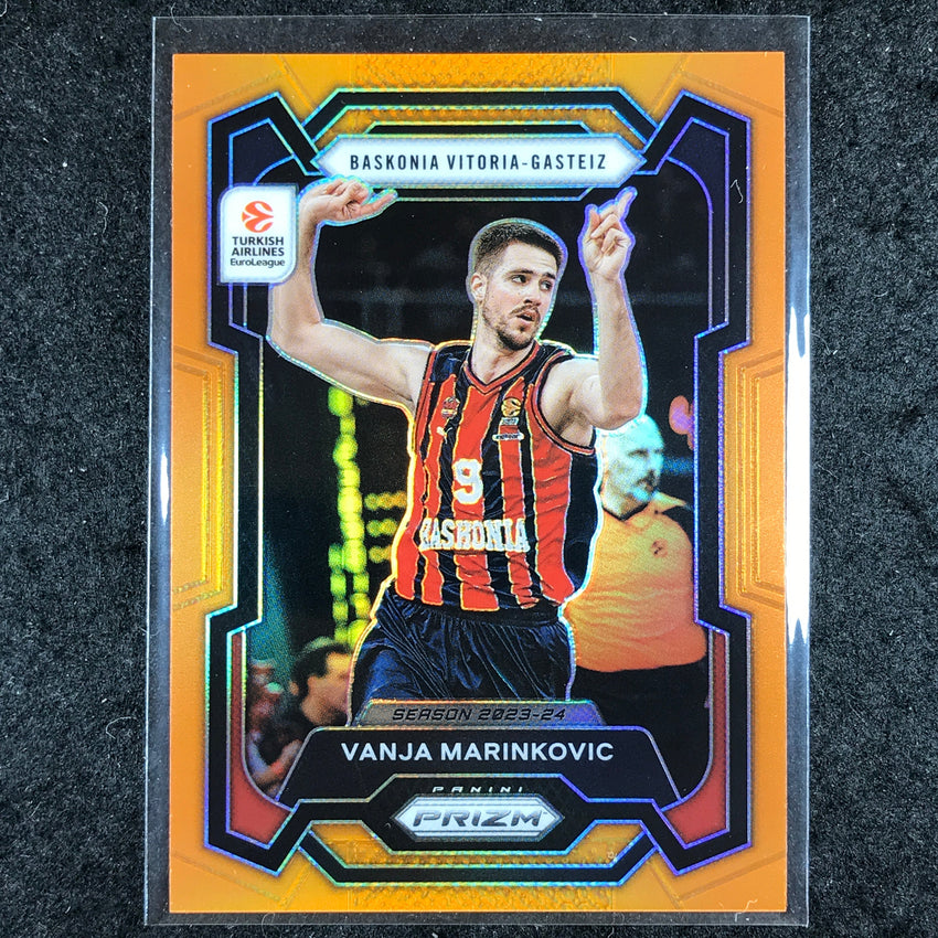 2023-24 Prizm EuroLeague VANJA MARINKOVIC Orange Prizm 26/49 #16