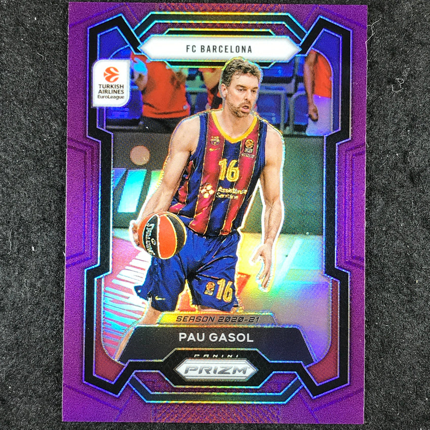 2023-24 Prizm EuroLeague PAU GASOL Purple Prizm /99 #13