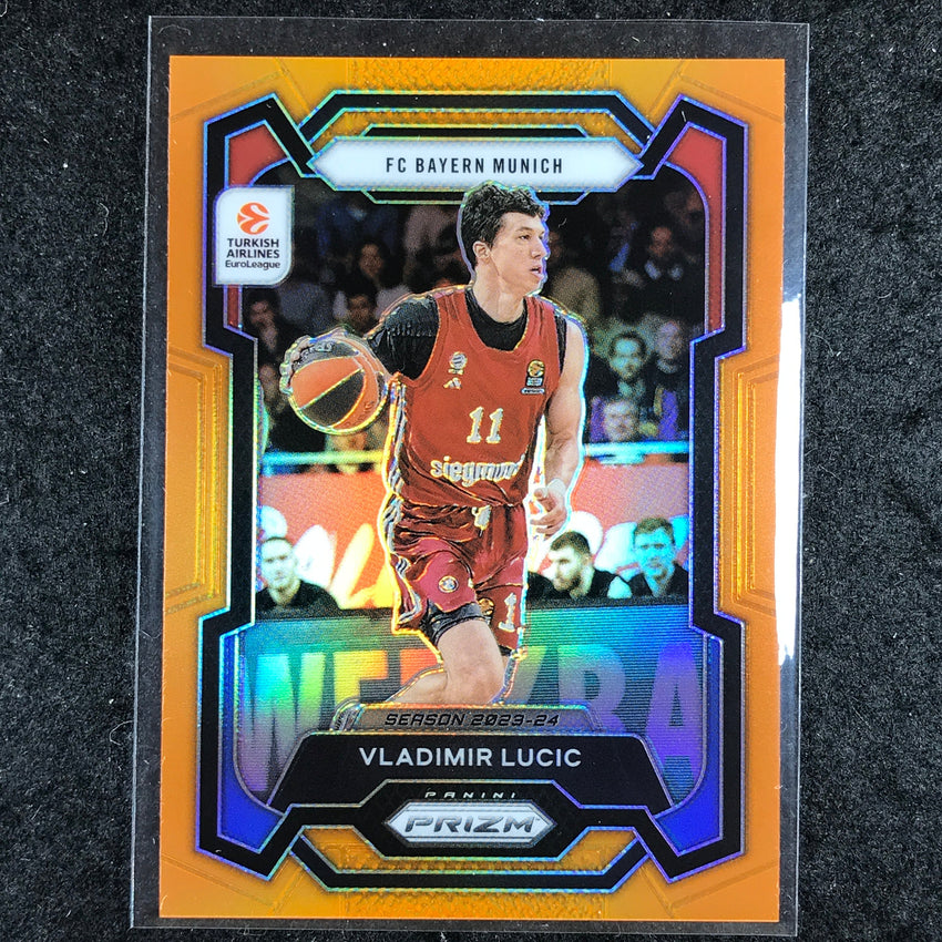 2023-24 Prizm EuroLeague VLADIMIR LUCIC Orange Prizm 35/49 #23