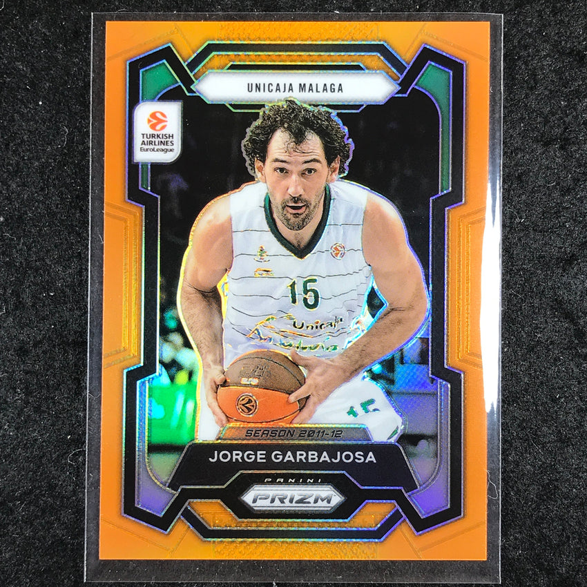 2023-24 Prizm EuroLeague JORGE GARBAJOSA Orange Prizm 42/49 #34