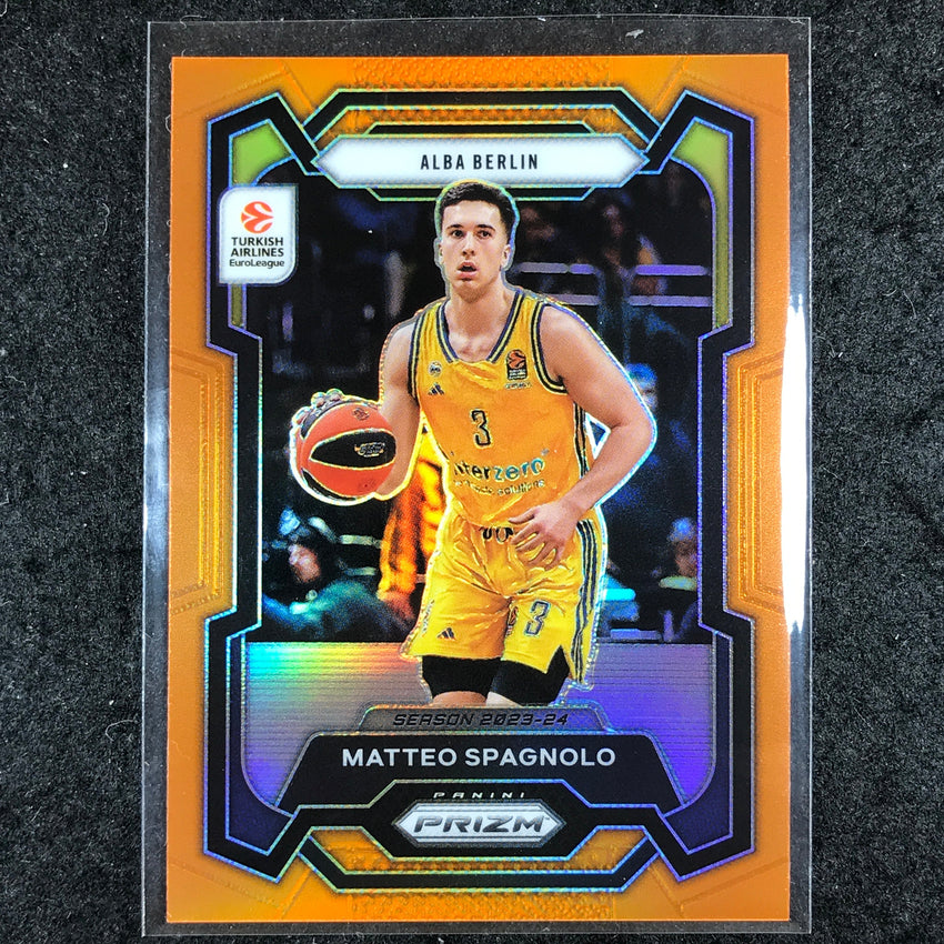 2023-24 Prizm EuroLeague MATTEO SPAGNOLO Orange Prizm 24/49 #41