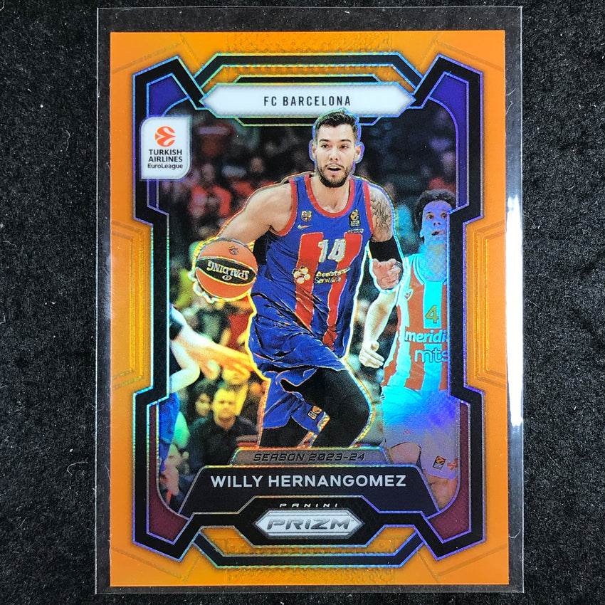 2023-24 Prizm EuroLeague WILLY HERNANGOMEZ Orange Prizm 43/49 #45