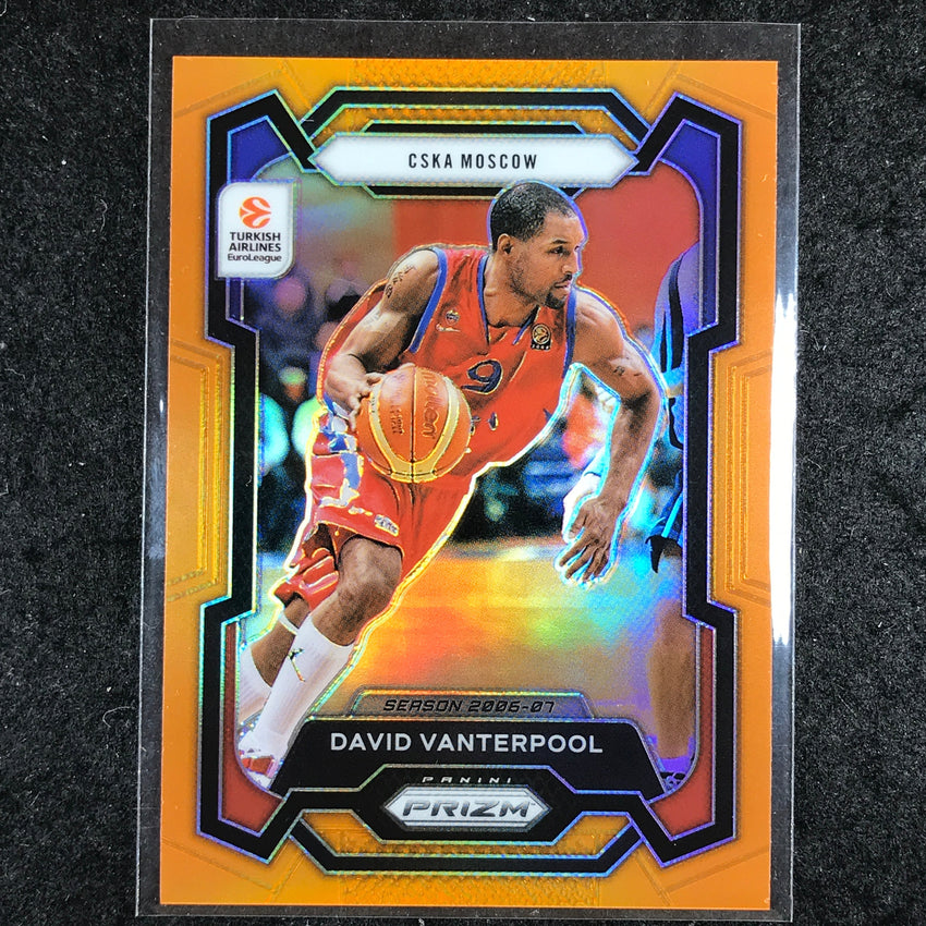 2023-24 Prizm EuroLeague DAVID VANTERPOOL Orange Prizm 43/49 #49
