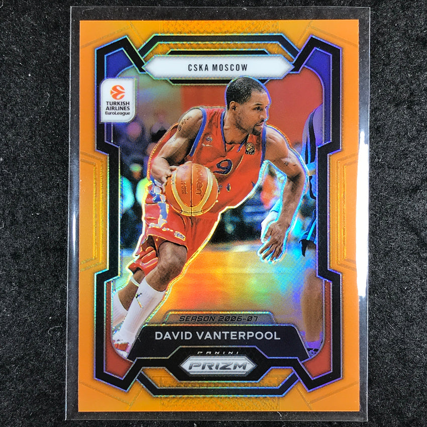 2023-24 Prizm EuroLeague DAVID VANTERPOOL Orange Prizm 4/49 #49