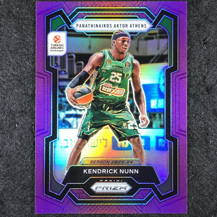 2023-24 Prizm EuroLeague KENDRICK NUNN Purple Prizm /99 #15