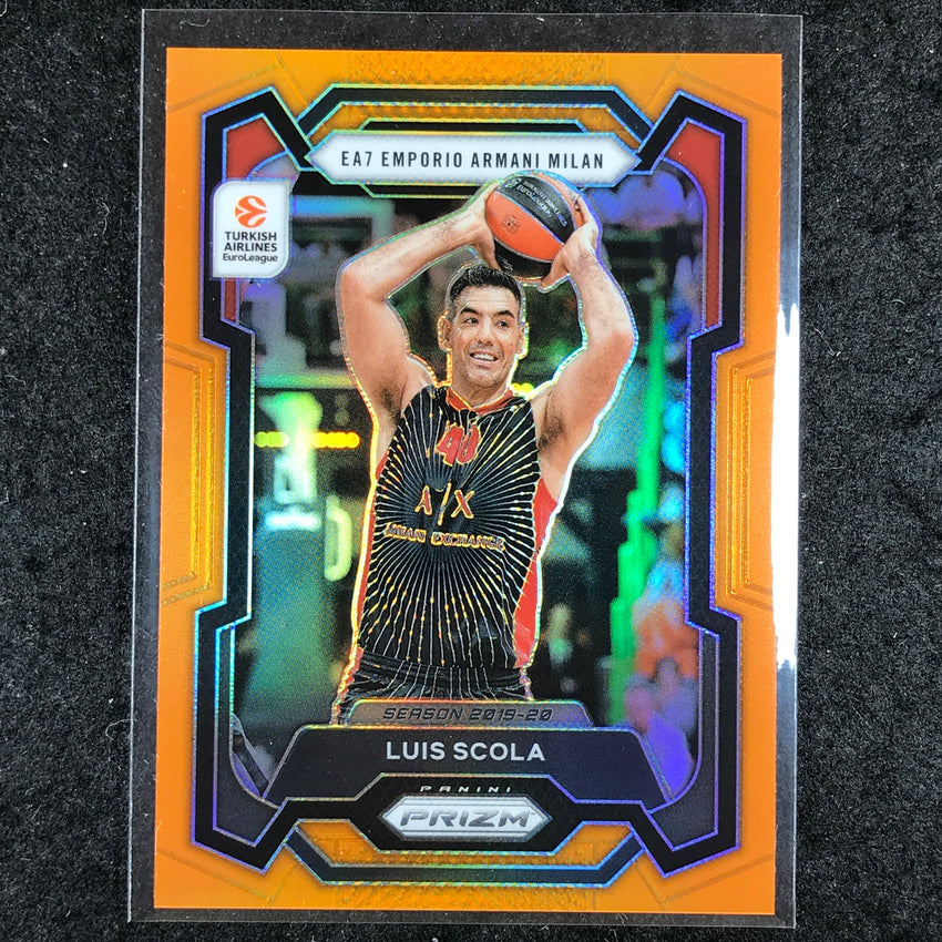 2023-24 Prizm EuroLeague LUIS SCOLA Orange Prizm 10/49 #62