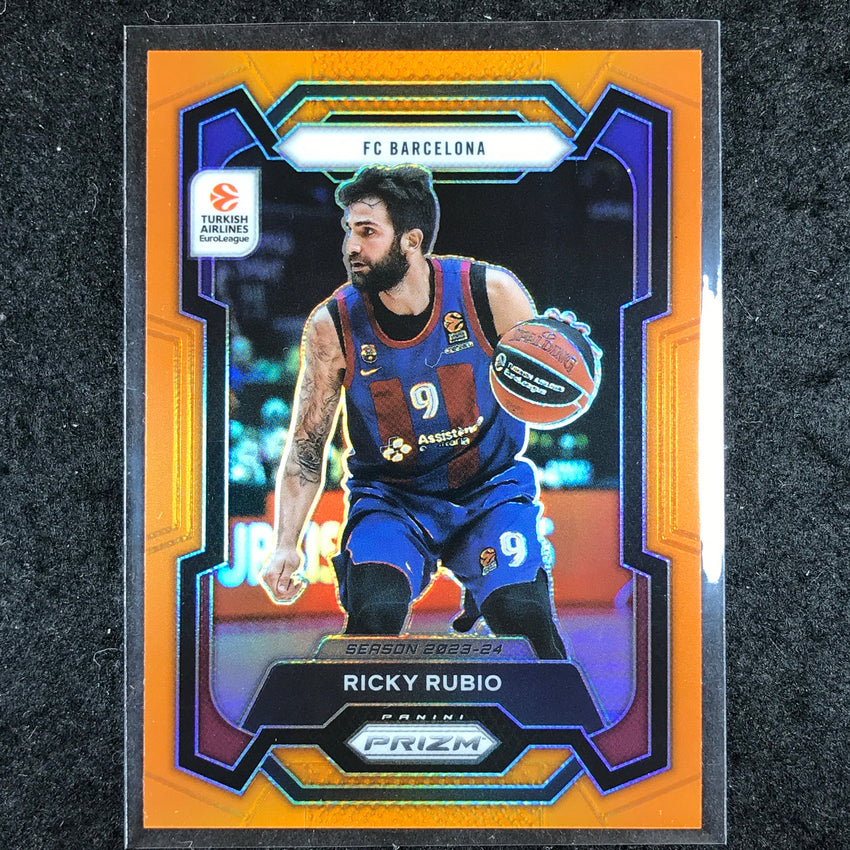2023-24 Prizm EuroLeague RICKY RUBIO Orange Prizm 4/49 #72