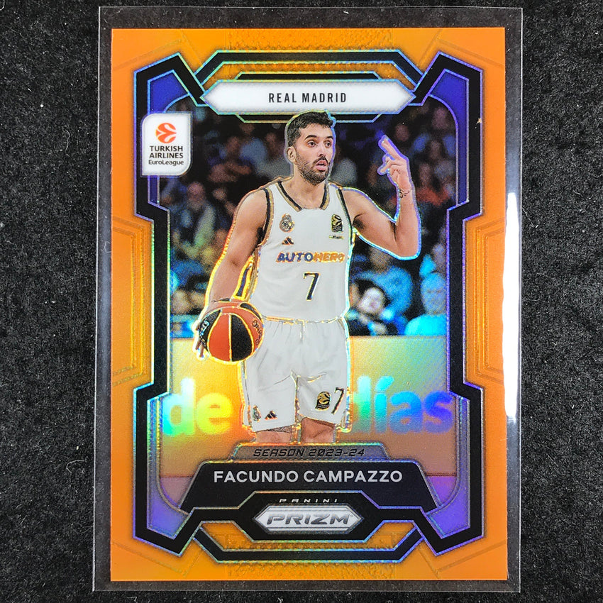 2023-24 Prizm EuroLeague FACUNDO CAMPAZZO Orange Prizm 2/49 #73