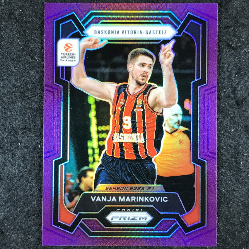 2023-24 Prizm EuroLeague VANJA MARINKOVIC Purple Prizm /99 #16