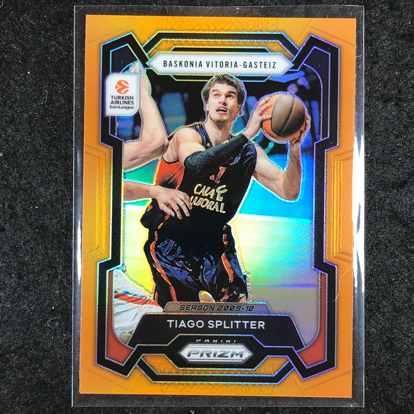 2023-24 Prizm EuroLeague TIAGO SPLITTER Orange Prizm 36/49 #79