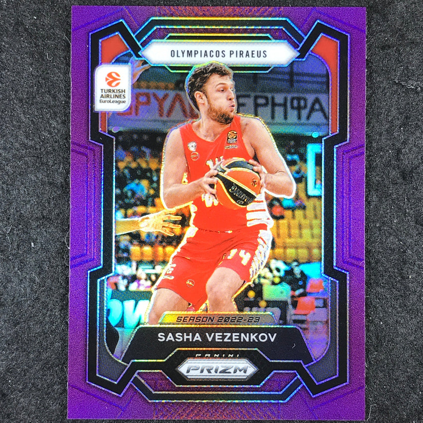 2023-24 Prizm EuroLeague SASHA VEZENKOV Purple Prizm /99 #20
