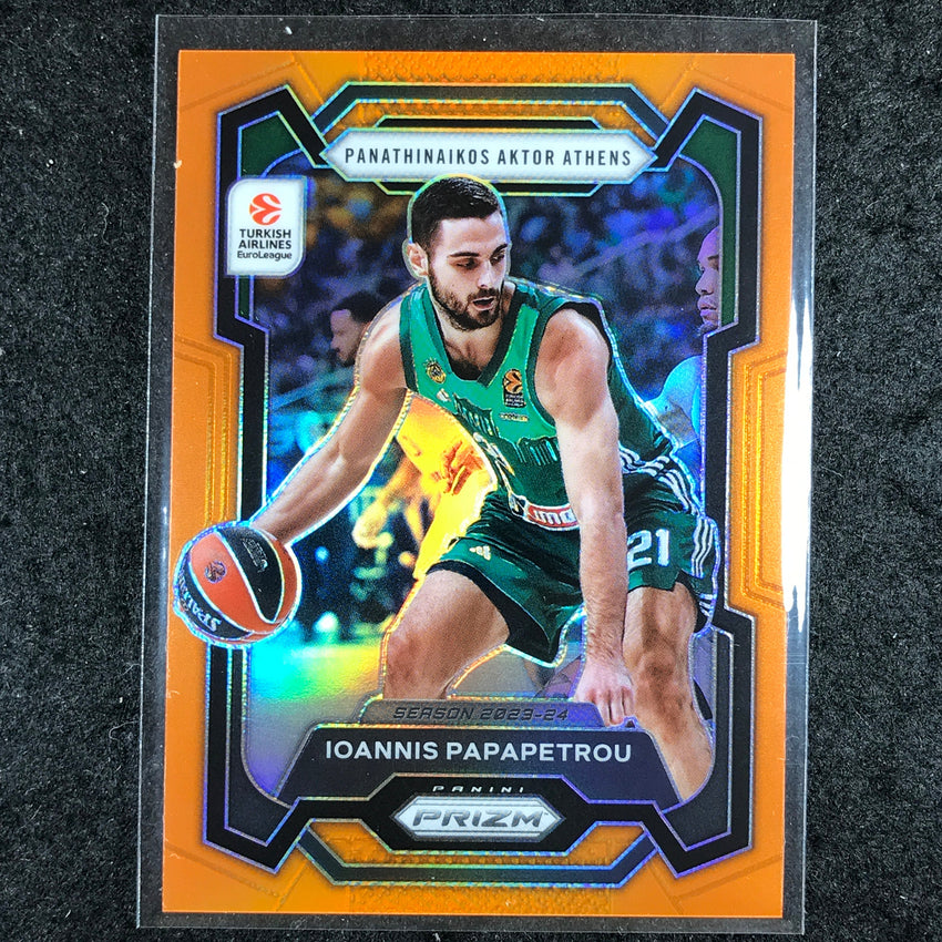 2023-24 Prizm EuroLeague IOANNIS PAPAPETROU Orange Prizm 35/49 #114