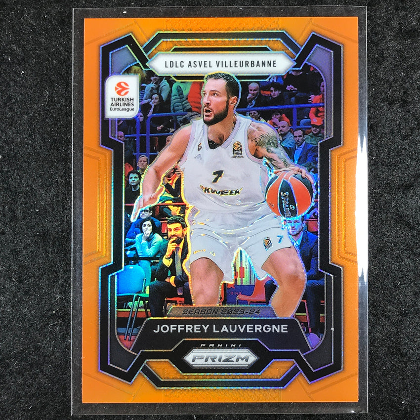 2023-24 Prizm EuroLeague JOFFREY LAUVERGNE Orange Prizm 32/49 #115
