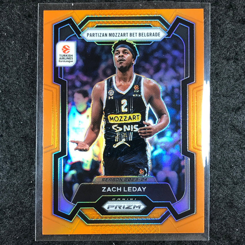 2023-24 Prizm EuroLeague ZACH LEDAY Orange Prizm 14/49 #126