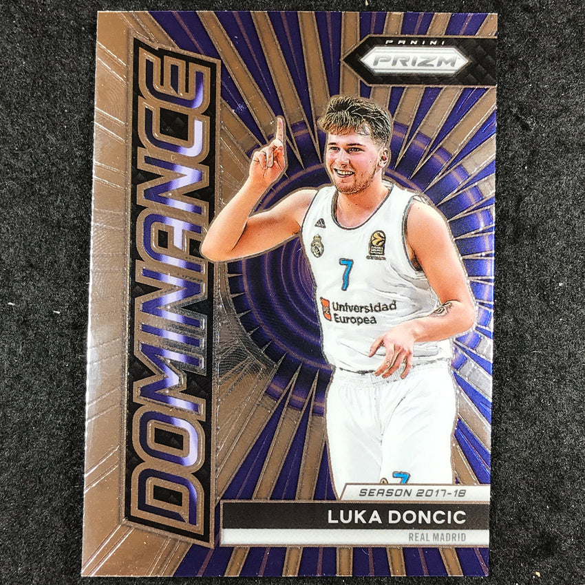 2023-24 Prizm EuroLeague LUKA DONCIC Dominance Base #1