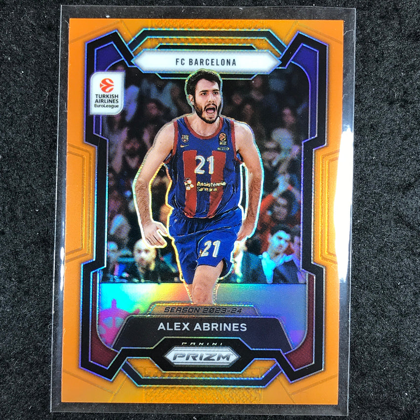 2023-24 Prizm EuroLeague ALEX ABRINES Orange Prizm 15/49 #140