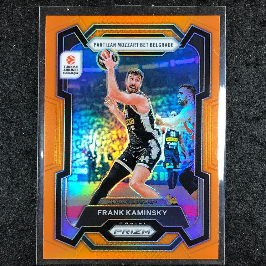 2023-24 Prizm EuroLeague FRANK KAMINSKY Orange Prizm 19/49 #143