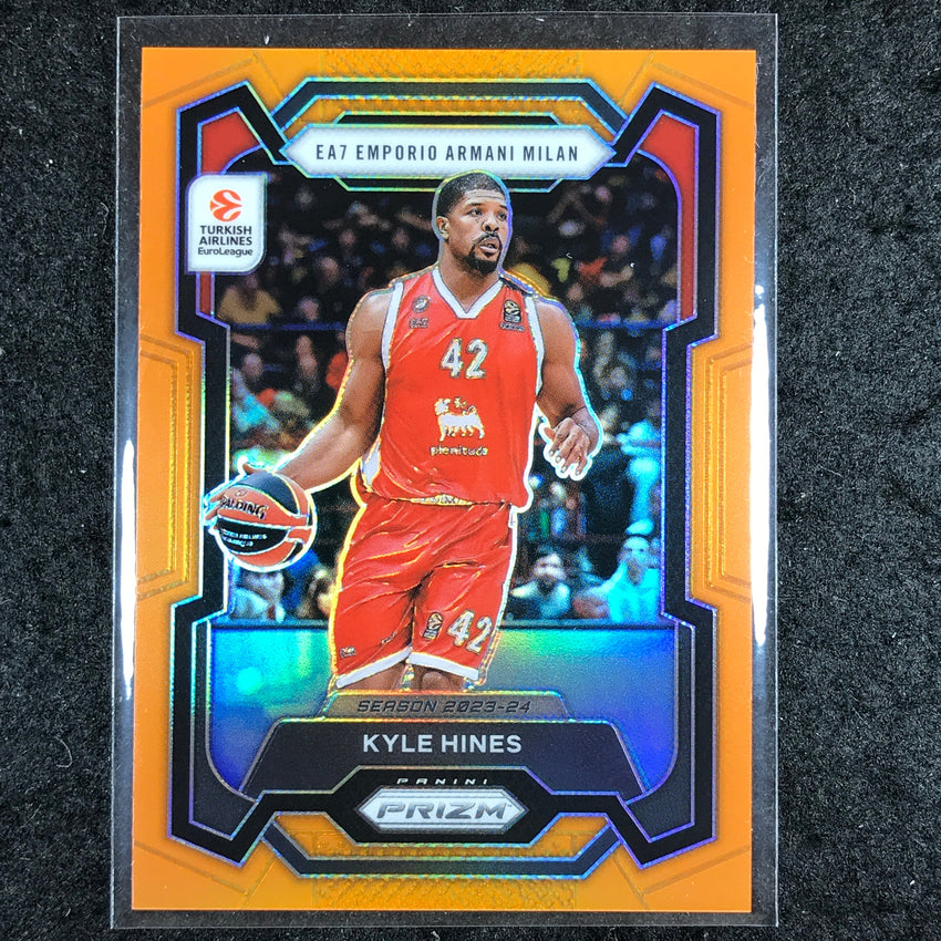 2023-24 Prizm EuroLeague KYLE HINES Orange Prizm 26/49 #147