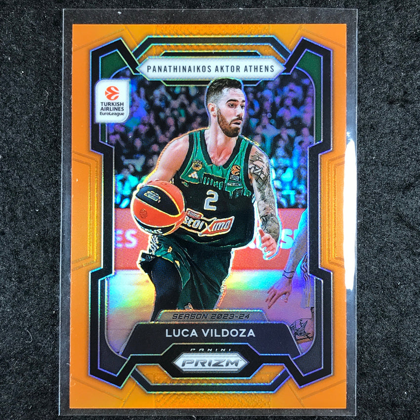 2023-24 Prizm EuroLeague LUCA VILDOZA Orange Prizm 37/49 #153