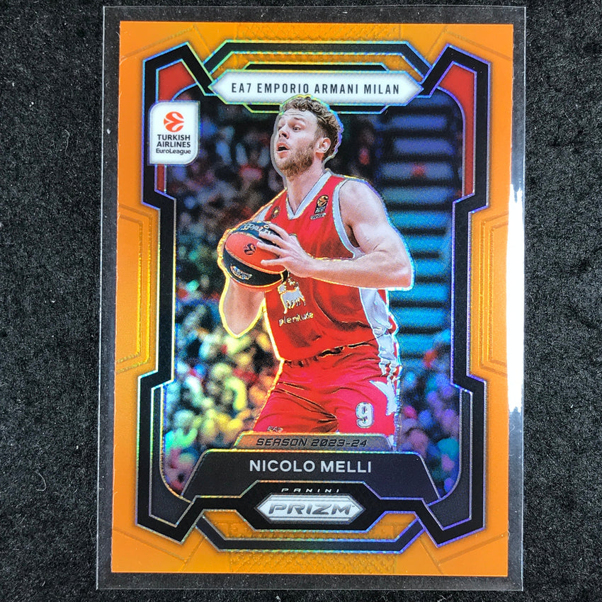 2023-24 Prizm EuroLeague NICOLO MELLI Orange Prizm 5/49 #163