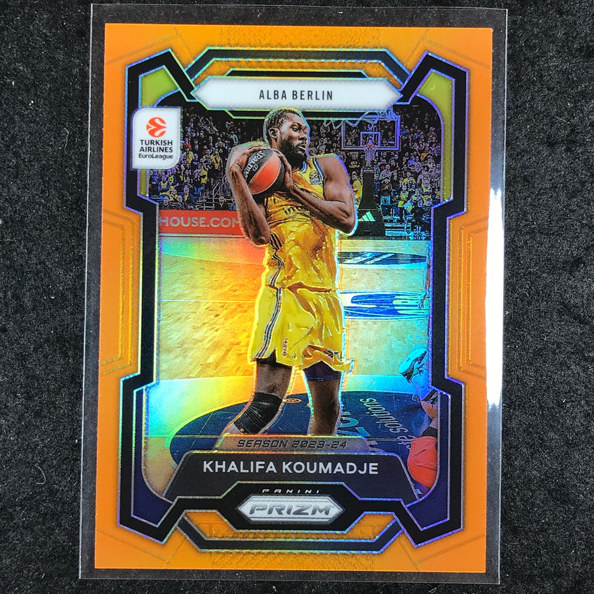 2023-24 Prizm EuroLeague KHALIFA KOUMADJE Orange Prizm 48/49 #164