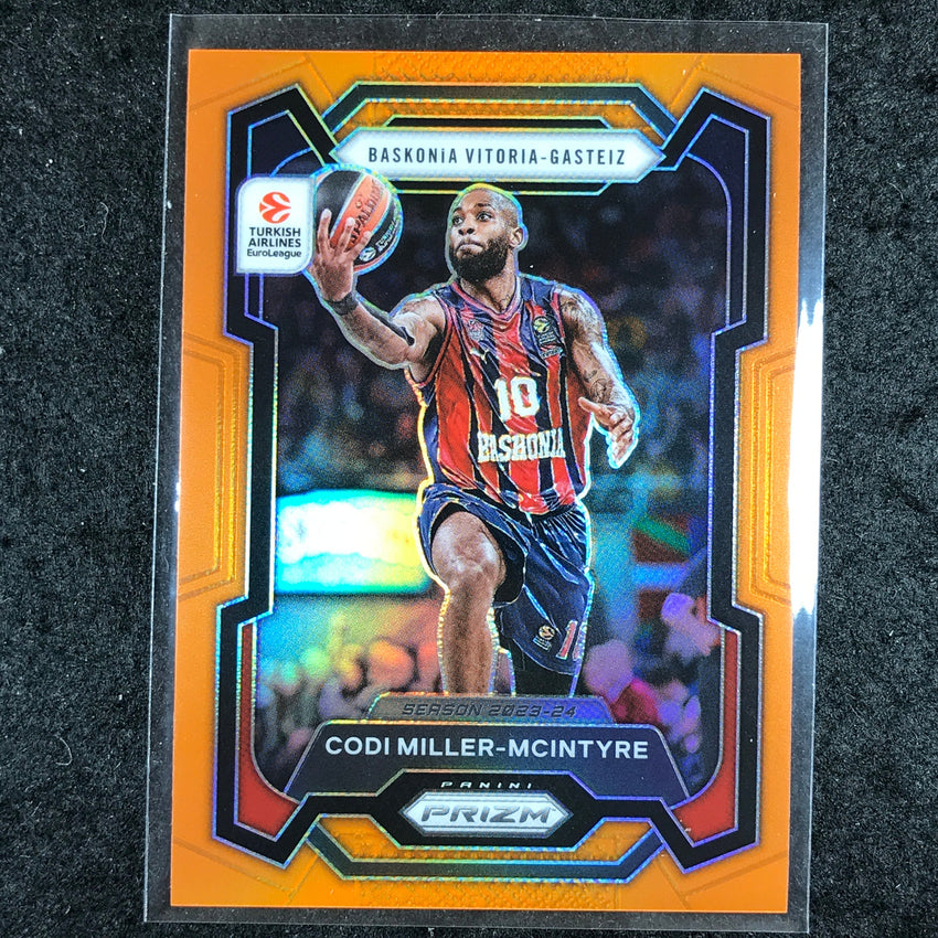 2023-24 Prizm EuroLeague CODI MILLER-MCINTYRE Orange Prizm 32/49 #171