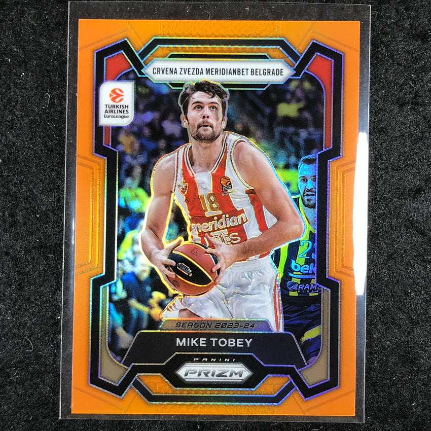 2023-24 Prizm EuroLeague MIKE TOBEY Orange Prizm 46/49 #174