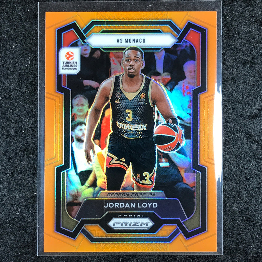 2023-24 Prizm EuroLeague JORDAN LOYD Orange Prizm 10/49 #175