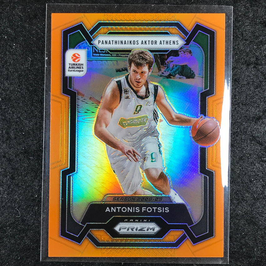 2023-24 Prizm EuroLeague ANTONIS FOTSIS Orange Prizm 26/49 #176