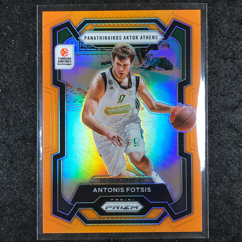 2023-24 Prizm EuroLeague ANTONIS FOTSIS Orange Prizm 49/49 #176