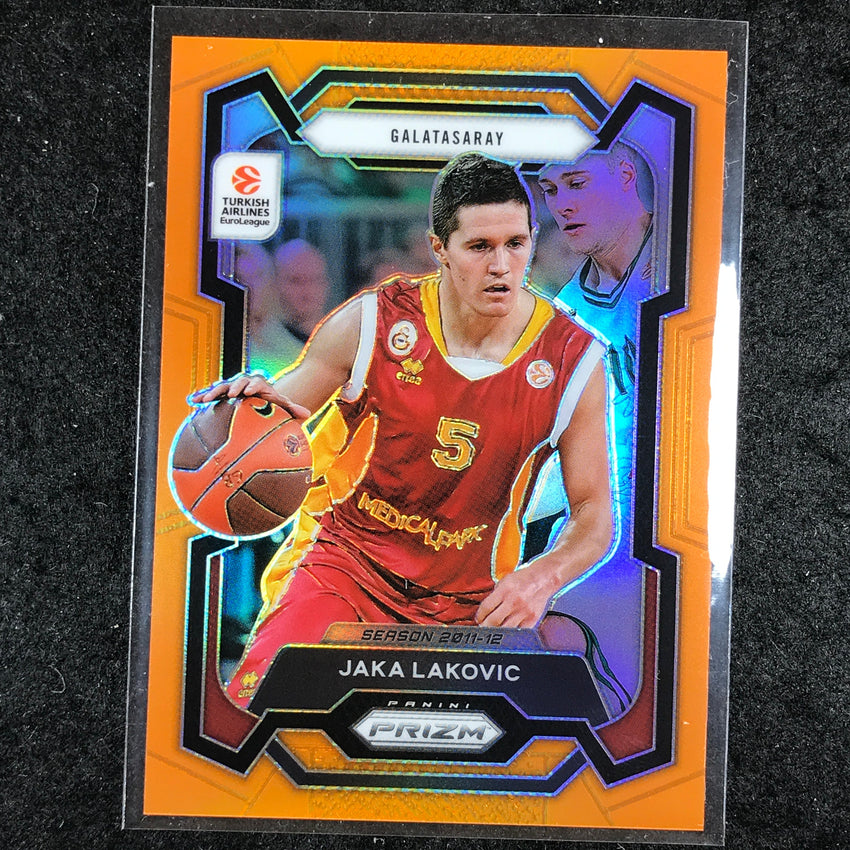 2023-24 Prizm EuroLeague JAKA LAKOVIC Orange Prizm 13/49 #189
