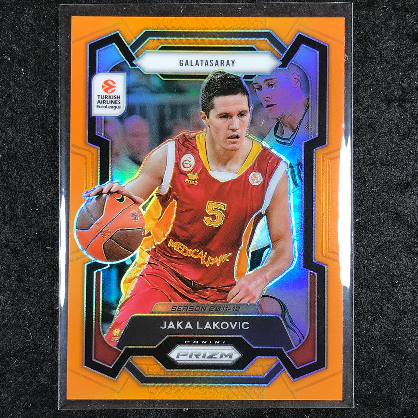 2023-24 Prizm EuroLeague JAKA LAKOVIC Orange Prizm 23/49 #189