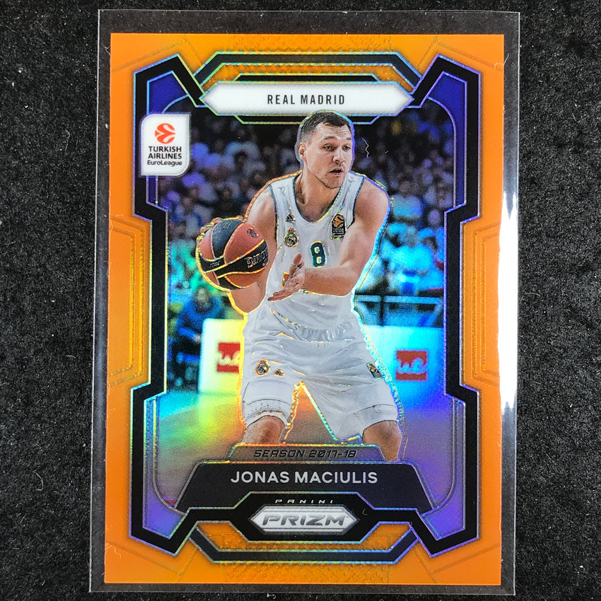 2023-24 Prizm EuroLeague JONAS MACIULIS Orange Prizm 26/49 #194