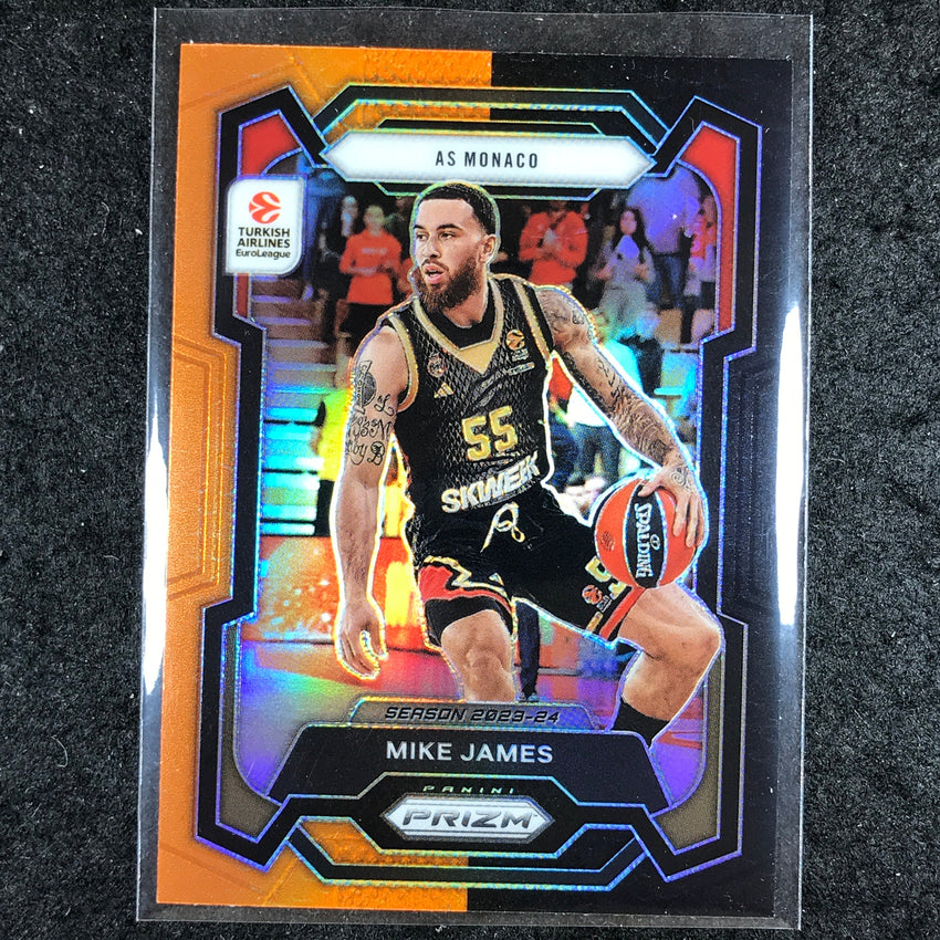 2023-24 Prizm EuroLeague MIKE JAMES Basketball Prizm SP #1