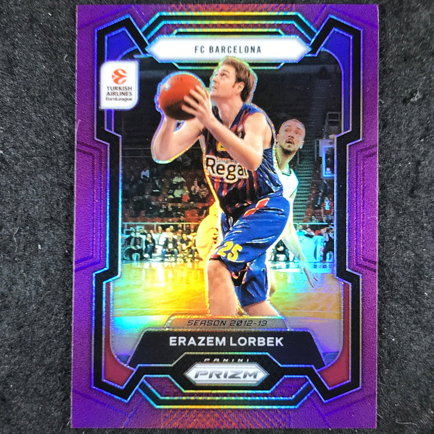2023-24 Prizm EuroLeague ERAZEM LORBEK Purple Prizm /99 #26