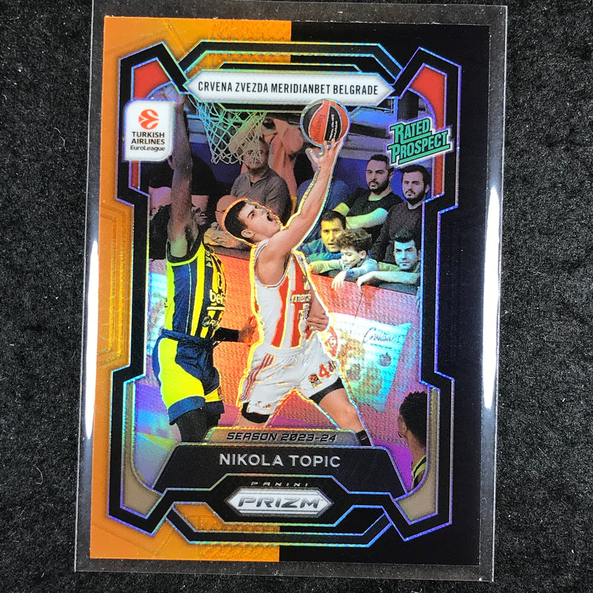 2023-24 Prizm EuroLeague NIKOLA TOPIC Rated Prospect Basketball Prizm SP #37