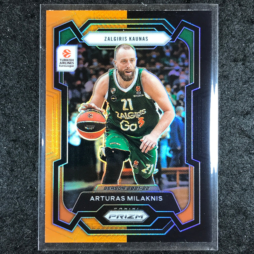 2023-24 Prizm EuroLeague ARTURAS MILAKNIS Basketball Prizm SP #66