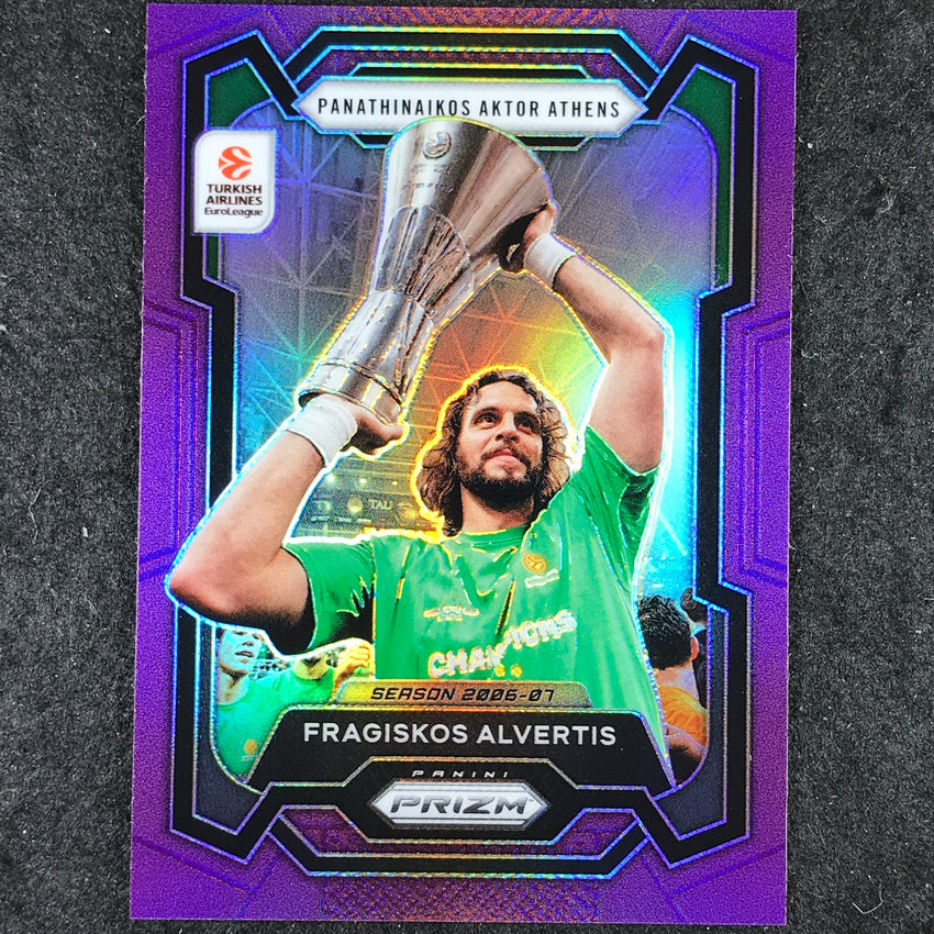 2023-24 Prizm EuroLeague FRAGISKOS ALVERTIS Purple Prizm /99 #31