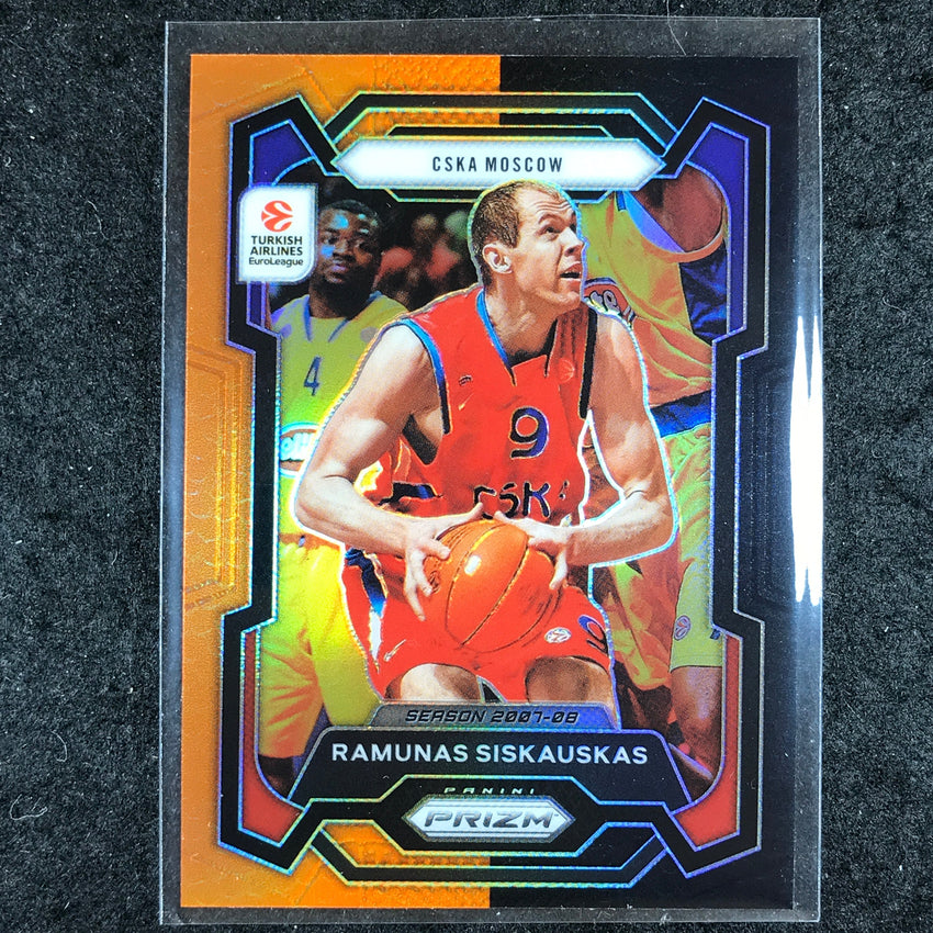2023-24 Prizm EuroLeague RAMUNAS SISKAUSKAS Basketball Prizm SP #85