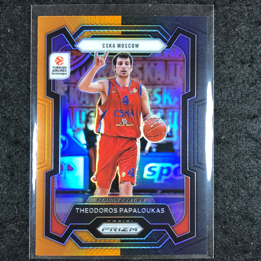 2023-24 Prizm EuroLeague THEODOROS PAPALOUKAS Basketball Prizm SP #119